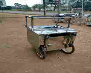 Complete Stainless teel Food trolley with two inserts