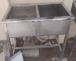 Heavy Duty Mobile Double Sink